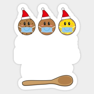 Christmas in quarantine Sticker